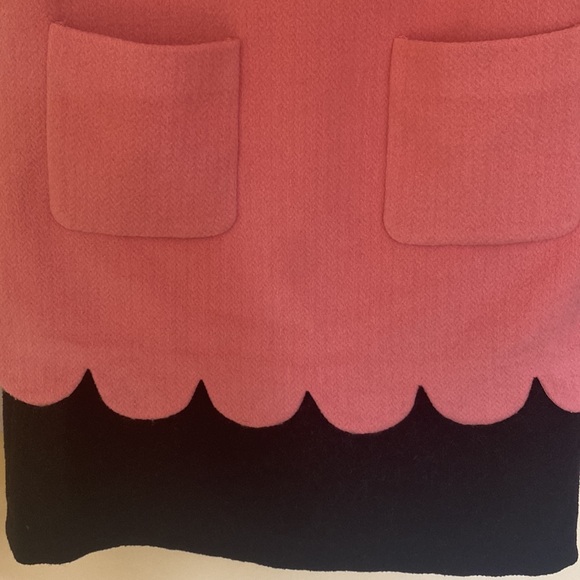 Retro Pink/Black Wool Blend Dress by iRoo - Size 4 (EU 36) - Picture 7 of 10